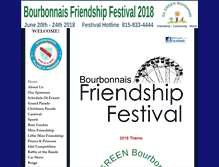 Tablet Screenshot of bourbonnaisfriendshipfestival.com